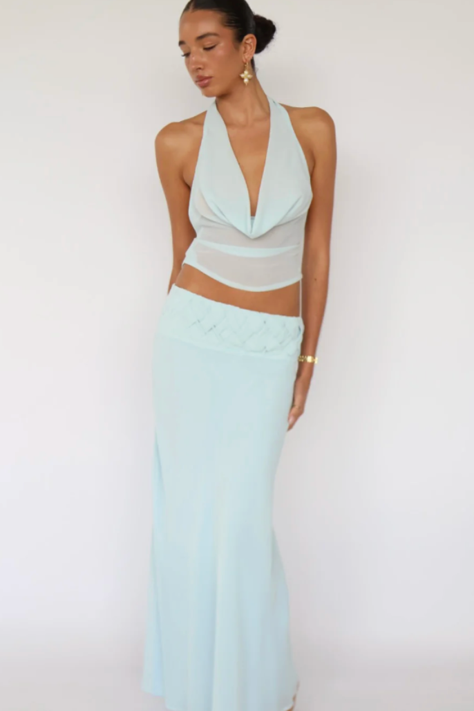 KAIA JASMIN WEAVE SKIRT